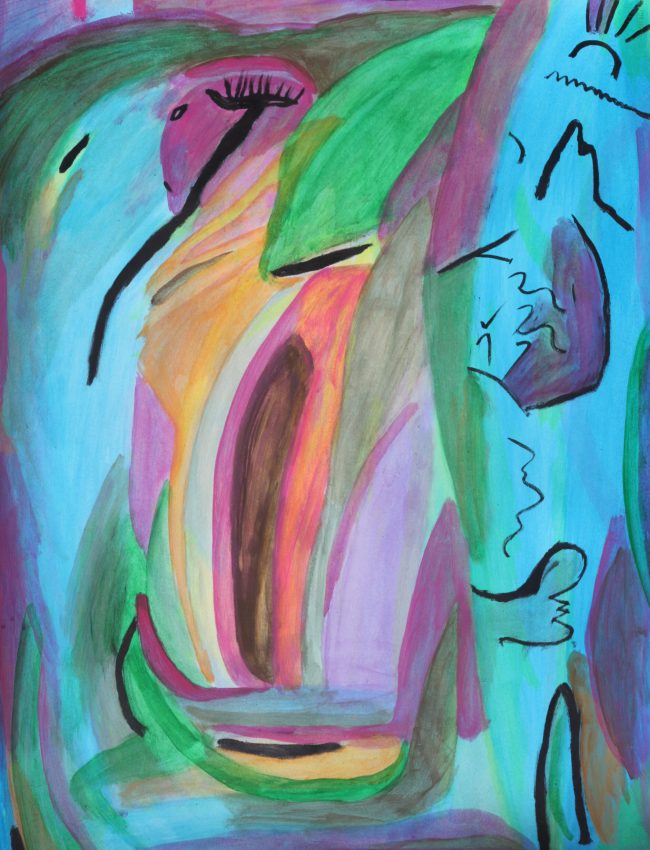 Sleeply -- Arches Paper 22" x 30"